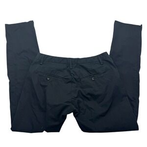 Acne Studios Pants Mens 29 x 31 Black Stretch Slim Chino Flat Front Button Fly